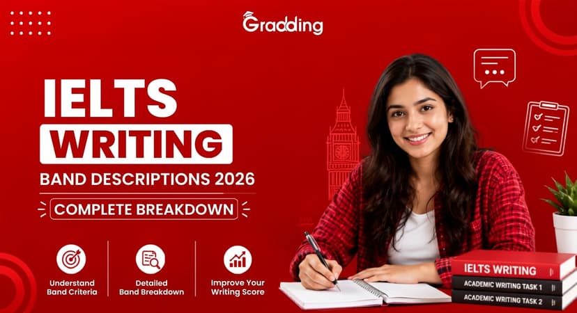 IELTS Writing Band Descriptors IELTS Writing Band Descriptors 2026: Complete Breakdown