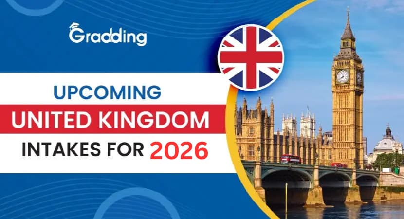 Top UK intakes 2026, Deadlines & Universities Discover three main UK intakes 2026, application deadlines & More| Gradding.com