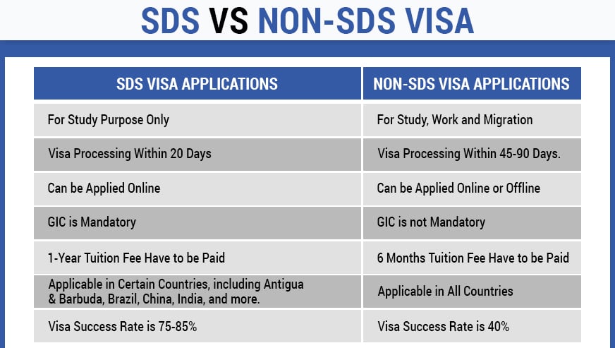 Learn the Difference Between SDS and Non SDS Visa